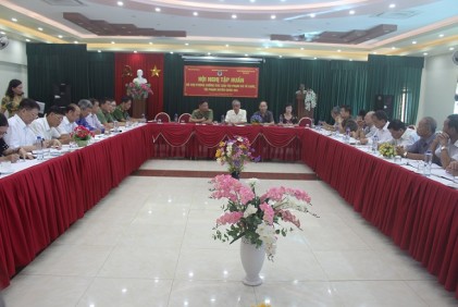 Trung ương Hội NCT Việt Nam: Tập huấn hỗ trợ phòng, chống các loại tội phạm có tổ chức, tội phạm xuyên quốc gia cho cán bộ Hội NCT tỉnh Sơn La