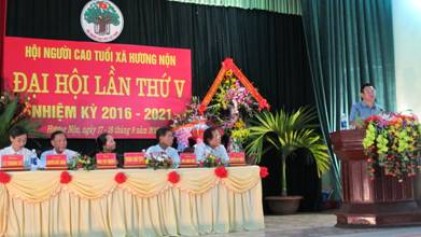 Đại hội điểm Hội Người cao tuổi xã Hương Nộn, huyện Tam Nông, tỉnh Phú Thọ