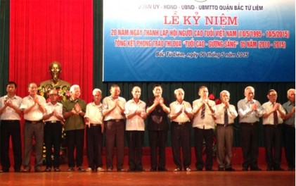 Quận Bắc Từ Liêm, TP. Hà Nội: Kỉ niệm 20 năm Ngày thành lập Hội NCT và Hội nghị 