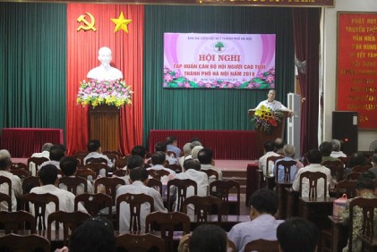 Ban Đại diện Hội NCT Thành phố Hà Nội: Tập huấn cán bộ Hội NCT năm 2019