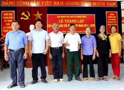Xã Phong Niên, huyện Bảo Thắng, tỉnh Lào Cai ra mắt Câu lạc bộ Liên thế hệ tự giúp nhau