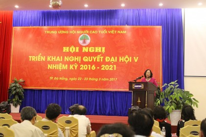 Bế mạc Hội nghị tập huấn triển khai Nghị quyết Đại hội V Hội NCT Việt Nam nhiệm kỳ 2016 - 2021 