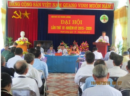 Đại hội điểm Hội Người cao tuổi xã Thanh Luông nhiệm kỳ  2015- 2020.