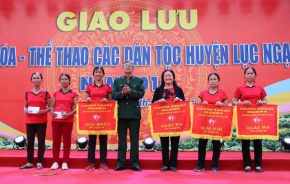 Huyện Lục Ngạn, tỉnh Bắc Giang: Tổ chức Giải bóng chuyền hơi NCT năm 2019