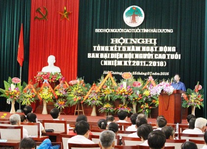 Hội NCT tỉnh Hải Dương: Tổng kết 5 năm hoạt động nhiệm kỳ 2011 - 2016