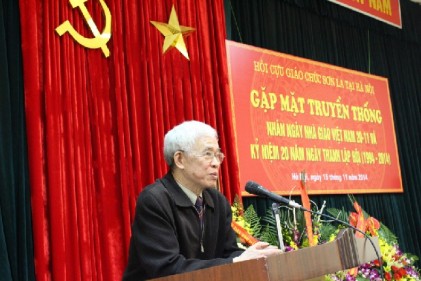 Gặp mặt truyền thống Cựu giáo chức Sơn La tại Hà Nội nhân ngày Nhà giáo Việt Nam 20-11