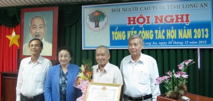 Hội Người cao tuổi tỉnh Long An tổ chức Hội nghị tổng kết công tác Hội năm 2013  