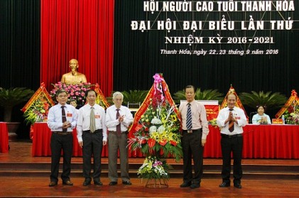 Hội NCT tỉnh Thanh Hóa: Đại hội đại biểu lần II, nhiệm kỳ 2016-2021