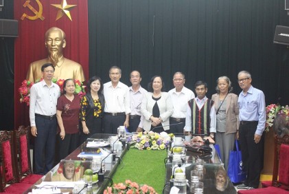 Chủ tịch Phạm Thị Hải Chuyền tiếp, làm việc với Đoàn cán bộ Hội NCT tỉnh Kon Tum