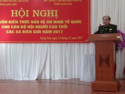 Tỉnh Lạng Sơn: 21 xã biên giới tập huấn kiến thức bảo vệ an ninh Tổ quốc