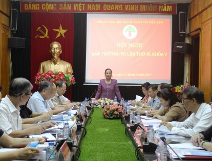 Hội nghị Ban Thường vụ Trung ương Hội NCT Việt Nam lần thứ tư khoá V, nhiệm kỳ 2016 – 2021