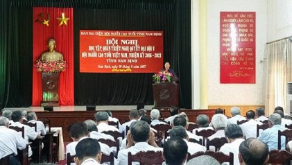 Hội NCT tỉnh Nam Định: Quán triệt Nghị quyết Đại hội V Hội NCT Việt Nam