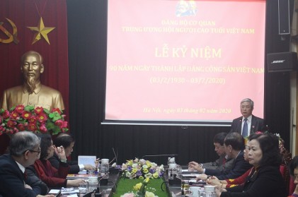 Đảng bộ cơ quan Trung ương Hội NCT Việt Nam: Kỷ niệm 90 năm Ngày thành lập Đảng