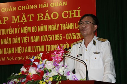 Tuyên truyền kỷ niệm 60 năm ngày thành lập Hải quân Nhân dân Việt Nam 