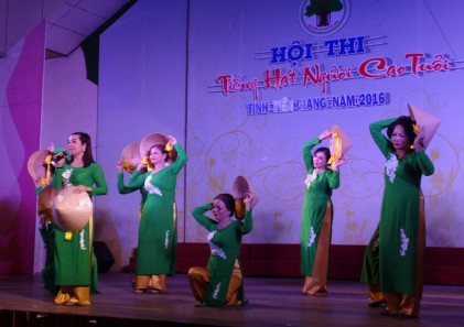 Hội NCT tỉnh Tiền Giang tổ chức Hội thi tiếng hát NCT năm 2016