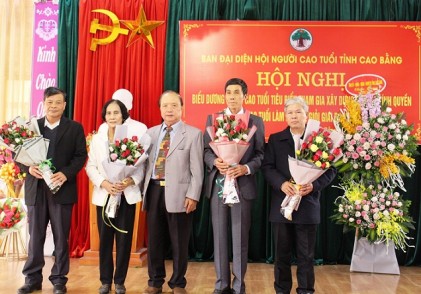 BĐD Hội NCT tỉnh Cao Bằng: Tổ chức Hội nghị biểu dương người cao tuổi tham gia xây dựng Đảng, chính quyền, làm kinh tế giỏi