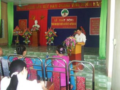 Xã Vĩnh Kiên huyện Yên Bình, tỉnh Yên Bái: <P> Tổ chức Lễ phát động 