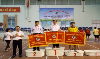 Tỉnh Bắc Giang: Tổ chức Giải bóng chuyền hơi NCT năm 2018