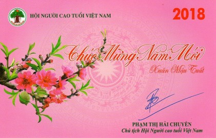 Thư chúc mừng Xuân Mậu Tuất 2018 của Chủ tịch Hội Người cao tuổi Việt Nam