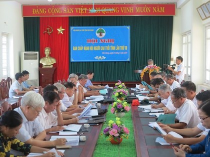 Hội NCT tỉnh Bắc Giang: Phát triển và nâng cao hiệu quả hoạt động các loại quỹ 