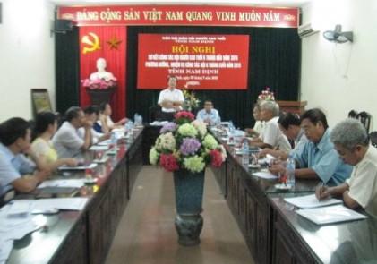 Ban Đại diện Hội NCT tỉnh Nam Định: Tổ chức Hội nghị sơ kết công tác 6 tháng đầu năm 2015 và tọa đàm công tác xây dựng, phát triển Quỹ Chăm sóc và Phát huy vai trò NCT ở cơ sở